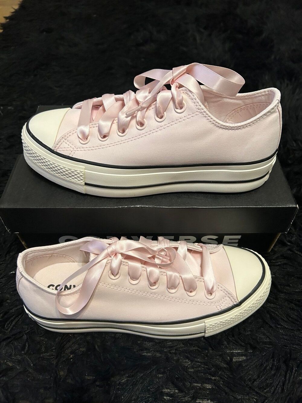 CONVERSE Ctas Lift OX pink platform shoes sneakers women’s 8 new in box